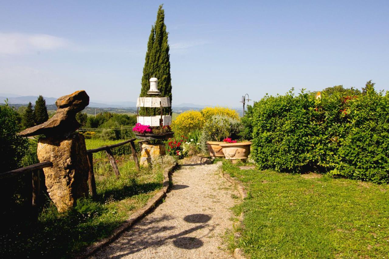 Agriturismo Poggio Pistolese Montaione Exteriör bild